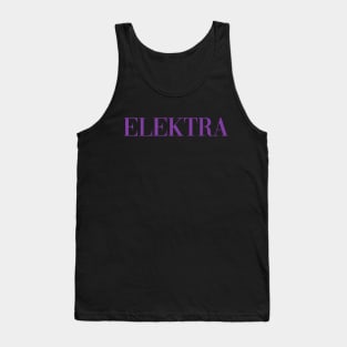 Elektra - Pose - Purple Tank Top